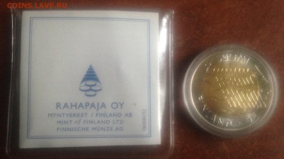 Финляндия 5 евро 2007 "Независимость" UNC в капсуле до 20.02 - IMG_0947.JPG