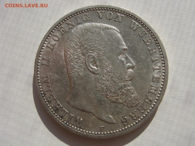 Германия Вюртемберг 5 марок 1902 король Вильгельм II до20.02 - IMG_0042