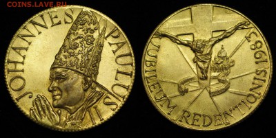 Лот - 3 жетона(медали) Иоан Павел 2 и Тельман - Ватикан_2_1