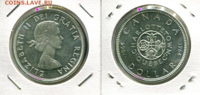 Британское Содружество. Елизавета II. - Canada 1$ 1964 Charlottetown