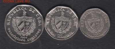 Куба 3 монеты до 28.02.2017 21-00 - Куба 1р