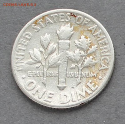 10 центов США 1951 Ag, до 02.03.2017, 22:00 - 10c51r
