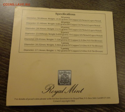 АНГЛИЯ - годовой набор 1982 буклет до 12.03, 22.00 - Англия - годовой набор 1982 буклет3