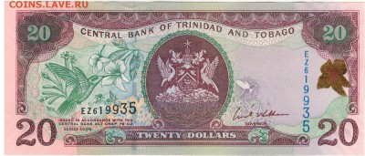 Тринидад и Тобаго 20$ 2006 до 13.03.2017 в 22.00мск (Г8) - 1-тит20а