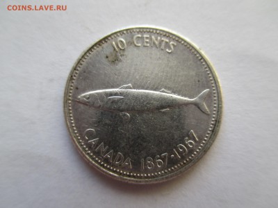 10 центов Канада 1967 года 100 лет - IMG_0361.JPG