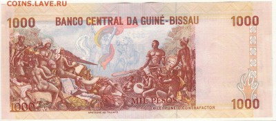 Гвинея-Бисау 1000 песо 1993 до 20.03.2017 в 22.00мск (Д294) - 1-1гвб1000