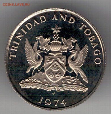 Тринидад и Тобаго 10 центов 1974 до 20.03 в 22.00мск (Д588) - 5-тит10