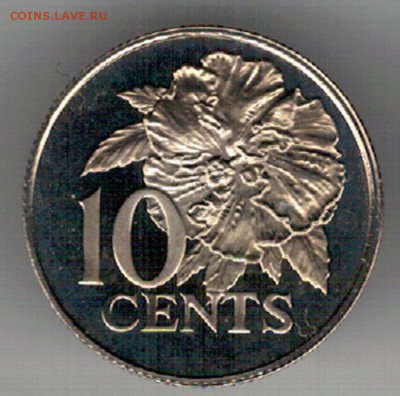 Тринидад и Тобаго 10 центов 1974 до 20.03 в 22.00мск (Д588) - 5-тит10а