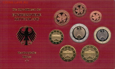 ФРГ НАБОР ЕВРО ПРУФ 2004J ДО 20.04.2017 В 22.00МСК (Д816) - 4-фргЙ