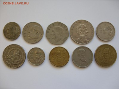 10 монет Мексики. 1971-1989. - Мексика - 1.JPG