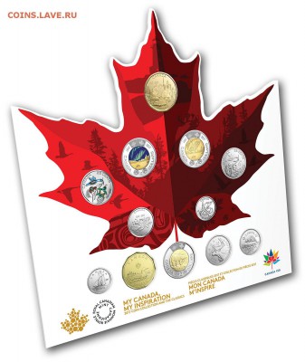 2017 Канада Официальный набор из 12 монет 150 лет - 244967-2