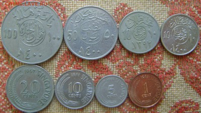 Монеты стран Азии часть 2 ФИКС до 4.05.2017 в 23.59. - Сауд. Аравия - Сингапур 1