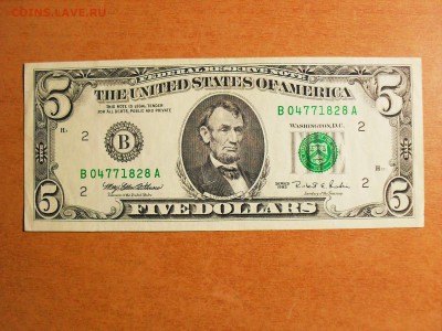 США 5 долларов 1995 г. - SDC10946.JPG