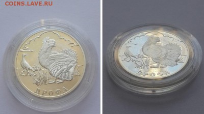 1 рубль 2004. Серия Красная книга. Дрофа. Серебро, пруф. - 1р 2004 Дрофа 3