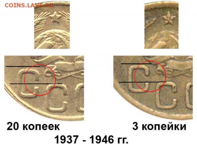 3 коп 1941 г прошу дать оценку - 3 копейки 1937-46 отличия от 20 копеек