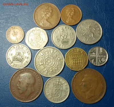Монеты Великобритании-13 шт - 20170512_192323