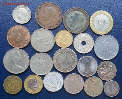 Иностранные монеты по 25 руб ФИКС - 18.05.17 22:00:00 мск - по 30