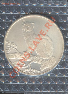 Монеты из драгметалла (пополняемая тема) - 3рубB_1995_СобольUNC