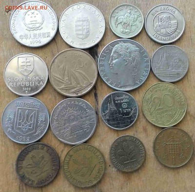 Иностранные монеты разные 16 штук до 08.06.17 - 2_thumb
