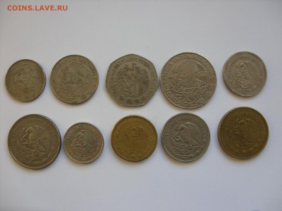 10 монет Мексики. 1971-1989. - Мексика - 2.JPG