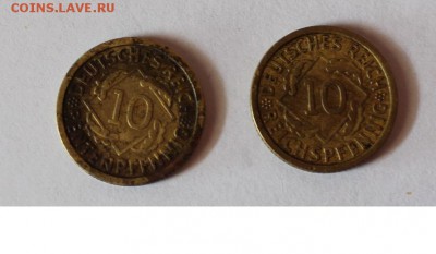 10 пфеннигов (rentenpfennig) 1929 и 1924г. до 08.06.17 - 1