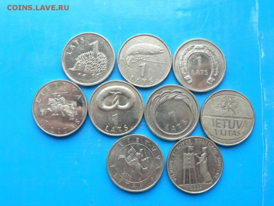 немного юбилейных монет Литвы и Латвии - P1410159-1