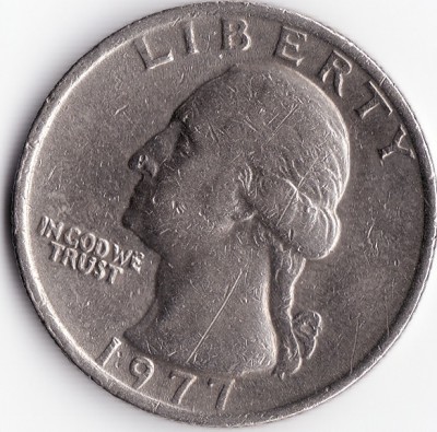 quarter dollar 1977 - 25