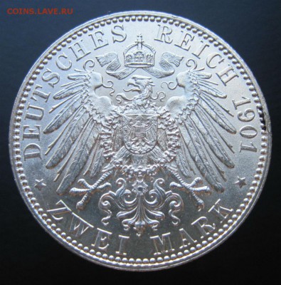 Германия 2 марки 1901г. в блеске! - IMG_2539