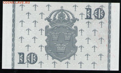 ШВЕЦИЯ 10 КРОН 1959 UNC - 12 001