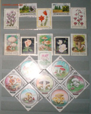 Обмен марок - Марки-флора 005