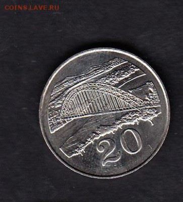Зимбабве 1980 20 ( без обращения) - 216а