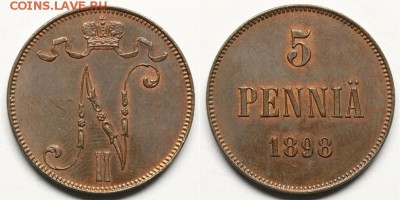 5 пенни 1898г. - 5 Пенни 1898