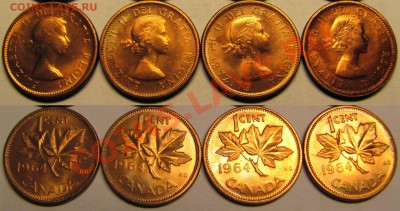 Куплю иностранные монеты 1964 года - 1c Canada 1964 Roll_3