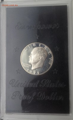 1 доллар 1971 в коробке - image