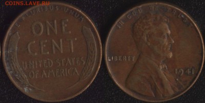 56 иностранных монет до 1950 года по ФИКСу - США 1 цент 1941