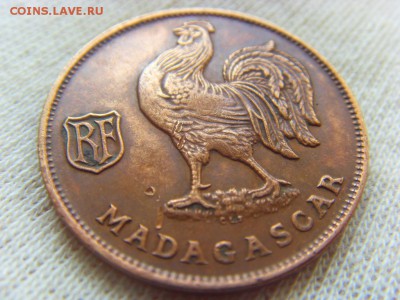 Французский Мадагаскар 1 франк 1943 г. Петух до 29.07.17 г. - SDC14722.JPG