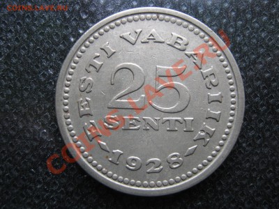 Эстония 25 сентов 1928 г. Цена ? - Изображение 8045