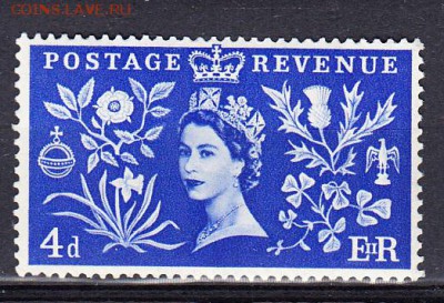 Великобритания 1953 1м коронация 4д - 8