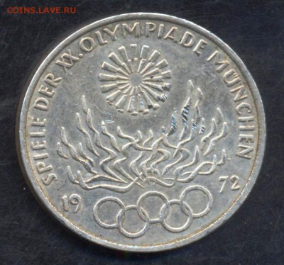 ФРГ 10 марок 1972 г.  3.08.2017 г. 22-00 МСК. - 10 м. 72