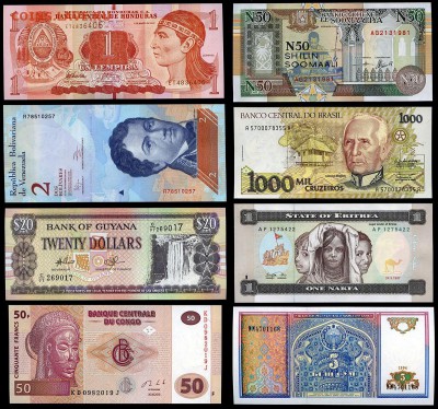 40 банкнот из 40 стран. - №_1