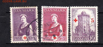Дания 1939 надпечатка 3м - 92