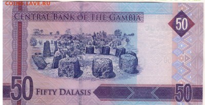Гамбия 50 даласи 2015 до 14.08.2017 в 22.00мск (Г187) - 1-гам50
