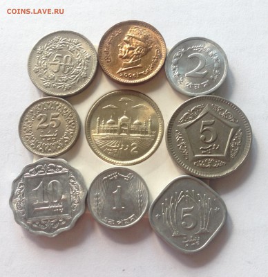 Пакистан - 9 монет(1967-2006г.) , до 18.08.17г. - пакистан 01jpg
