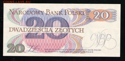 ПОЛЬША 20 ЗЛОТЫХ 1982 UNC - 10 001