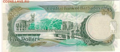 Барбадос 5 долларов 2012 до 28.08.2017 в 22.00мск (Д318) - 1-бар5д2002