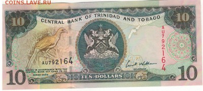 Тринидад и Тобаго 10$ 2006 до 28.08.2017 в 22.00мск (Б852) - 1-тит10а