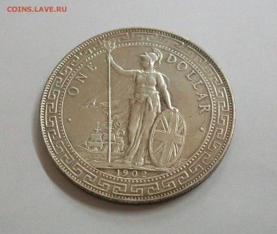 Британский Торговый доллар 1902 Серебро - 100_7490