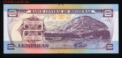 Гондурас 2 лемпира 2012 unc до 02.09.17. 22:00 мск - 1