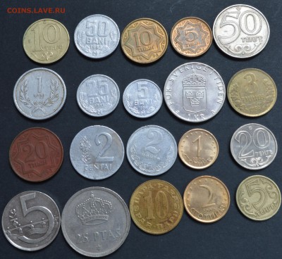 2) Лот инострани 20 монет, без повторов. до 12.09. 22.00 - номер2