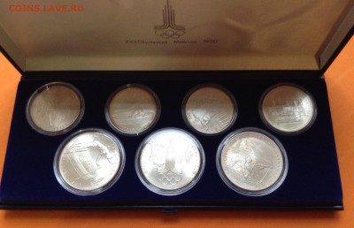 Олимпиада 80г, 7 монет в коробке, до 17.09.2017г - image